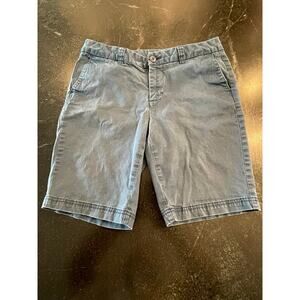 Magellan Outdoors heather blue Chino shorts ladies 8